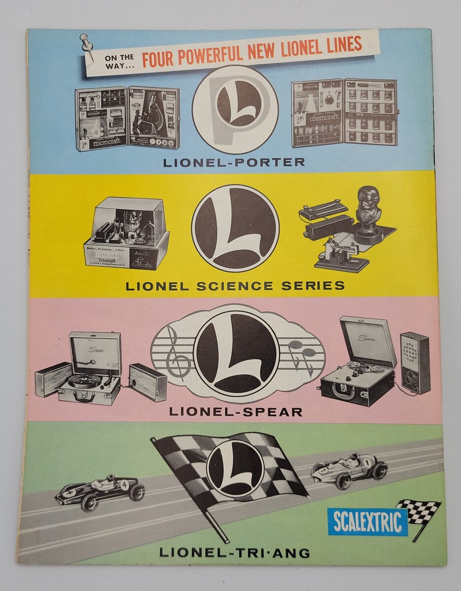 Lionel 1962-C Lionel 1962 Vintage Consumer Catalog