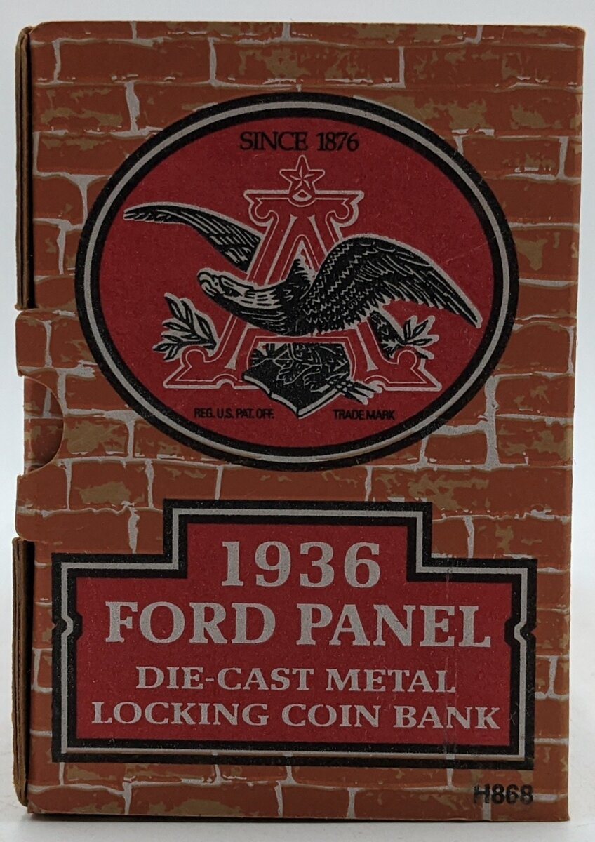 Ertl H868 Diecast 1936 Ford Panel Bank Anheuser-Busch Yeast