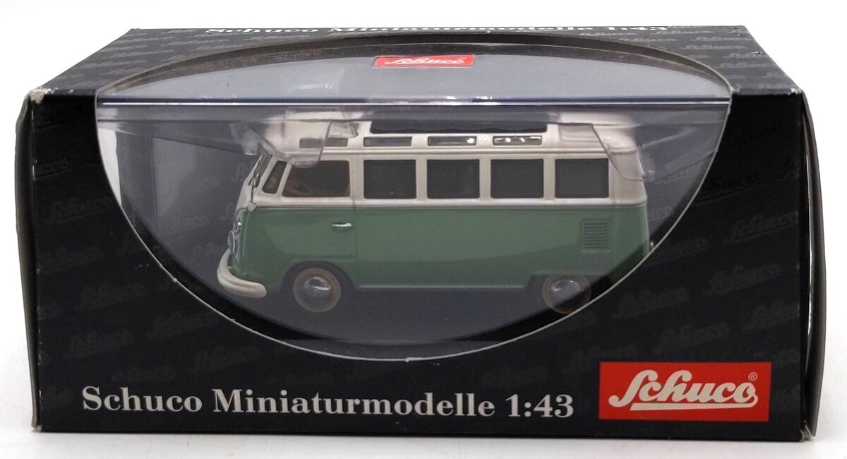 Schuco 02716 1:43 Scale Volkswagen T1 Split-Screen Samba Bus Diecast Model