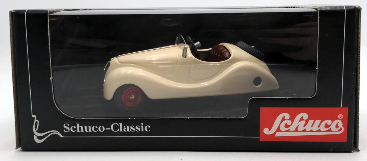 Schuco 06010 1:24 Scale Akustico Roadster 2002 Tin Wind Up & Horn Sounding Car