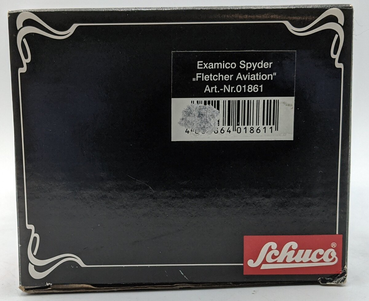 Schuco 01861 1:18 Scale Diecast Examico Spyder Fletcher Aviation