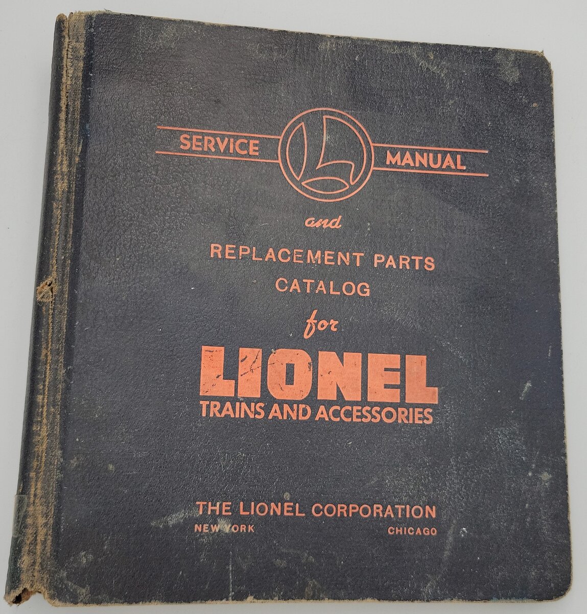 Lionel 21-607 HO Scale 1960 Service Manual and Parts List in Lionel Binder