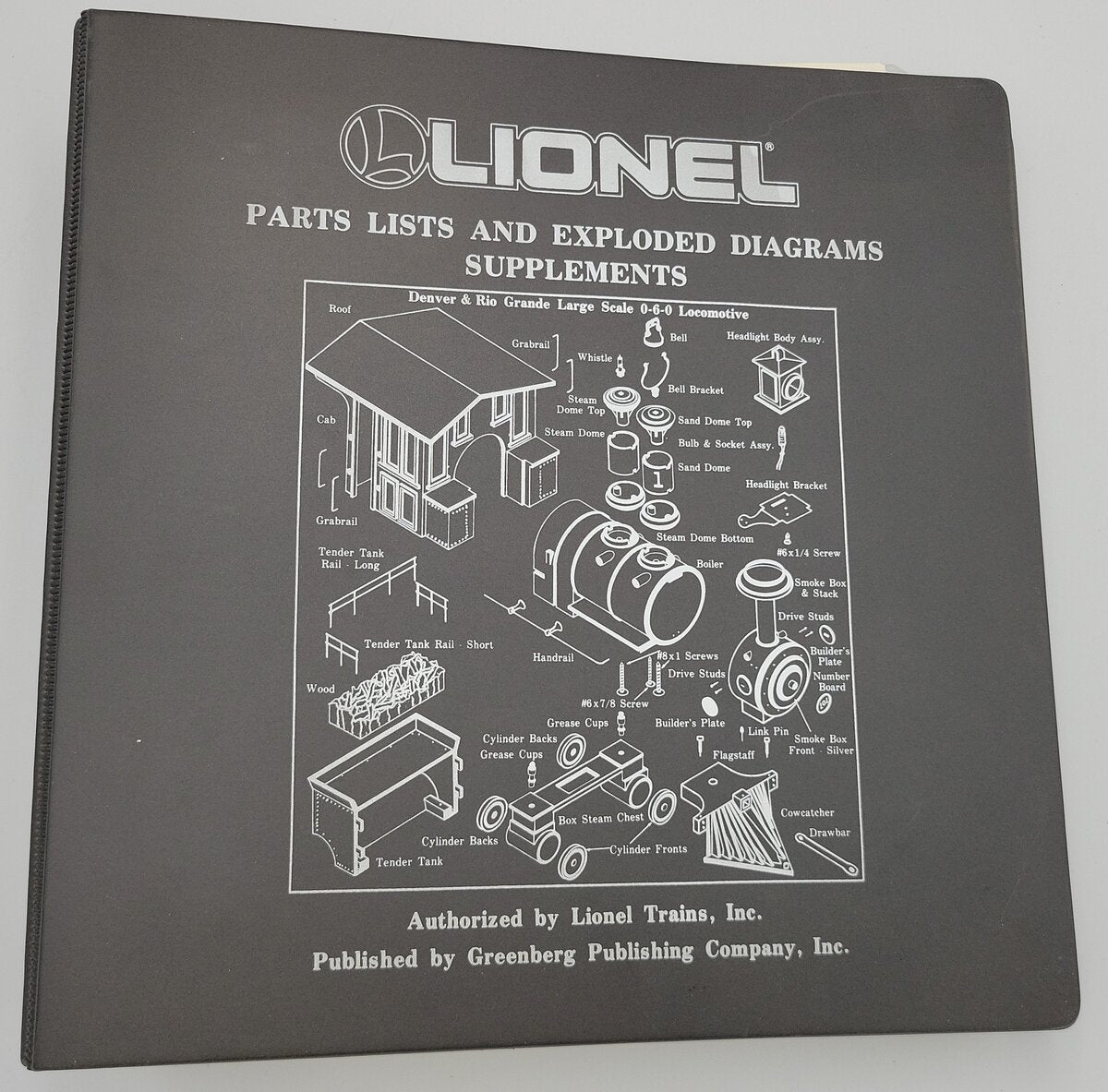 Lionel 1014-1620 Parts List and Exploded Diagram Supplements #10 - 14 / 16-20