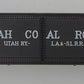 Pola 20153 O Scale Two Rail Black Utah Coal Route Gondola Shell w/ Trim