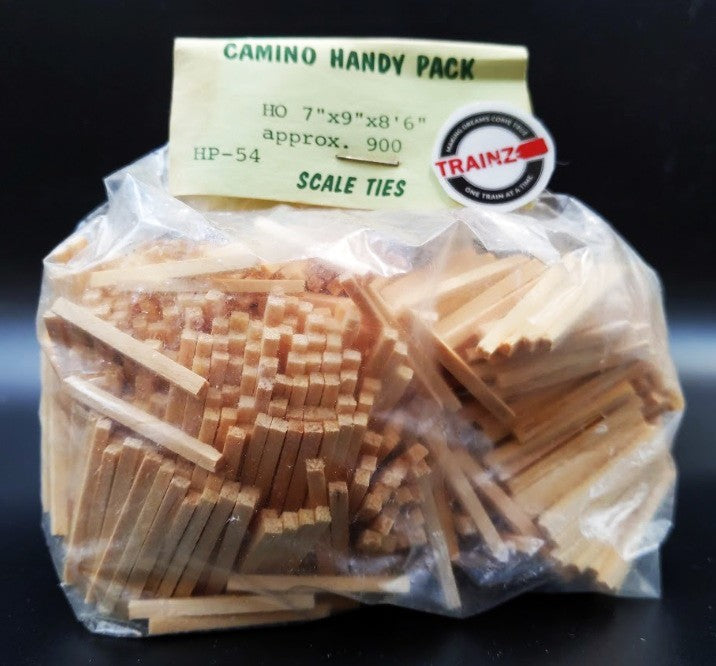 Camino Handy Pack HP-54 HO Scale Wood Ties 7