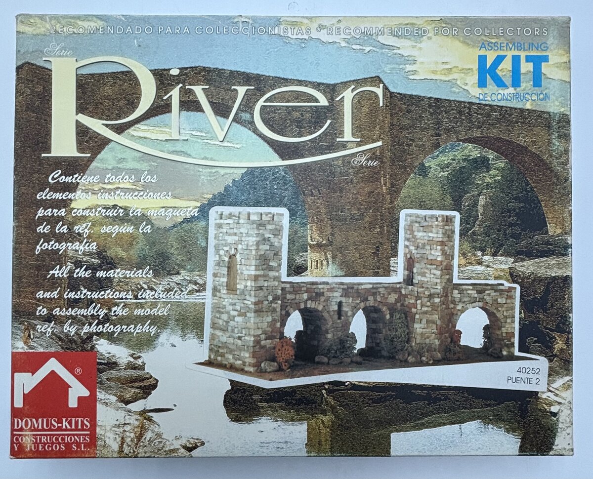 Domus-Kits 40252 O River Series Puente 2 Bridge Model Kit