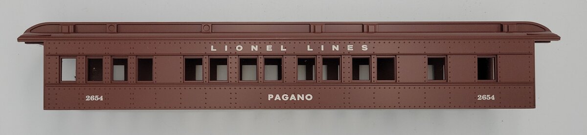 Lionel  19098-7 Pagano  Railroad Streamlined Observation Shell #2654
