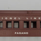 Lionel  19098-7 Pagano  Railroad Streamlined Observation Shell #2654