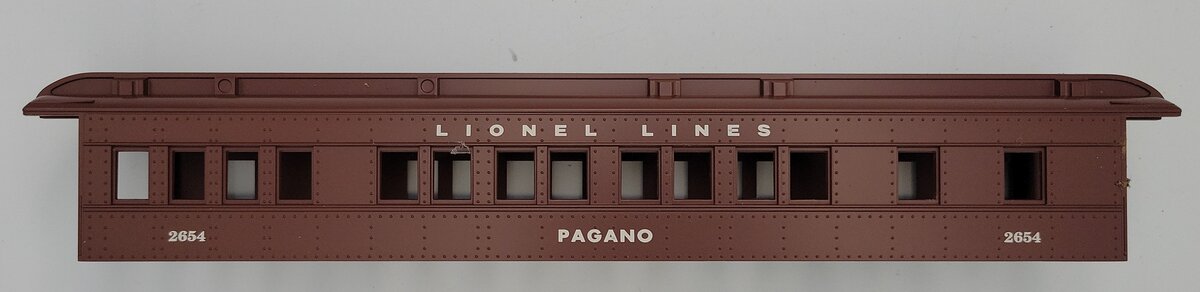 Lionel  19098-7 Pagano  Railroad Streamlined Observation Shell #2654