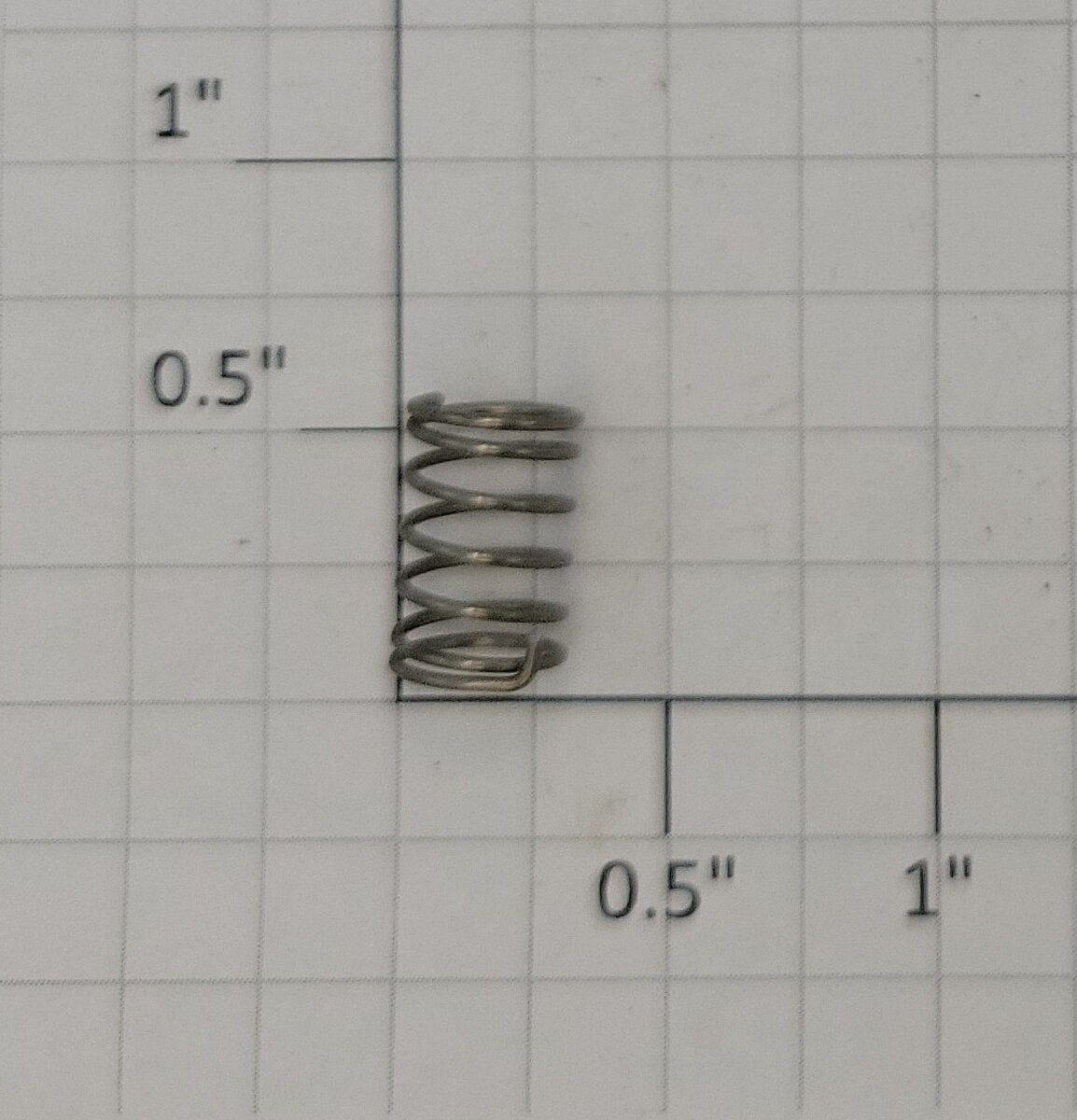 MTH IE-0000026 O Gauge Nickel Coil Spring 8mm D x 12mm L x 0.7mm Thick