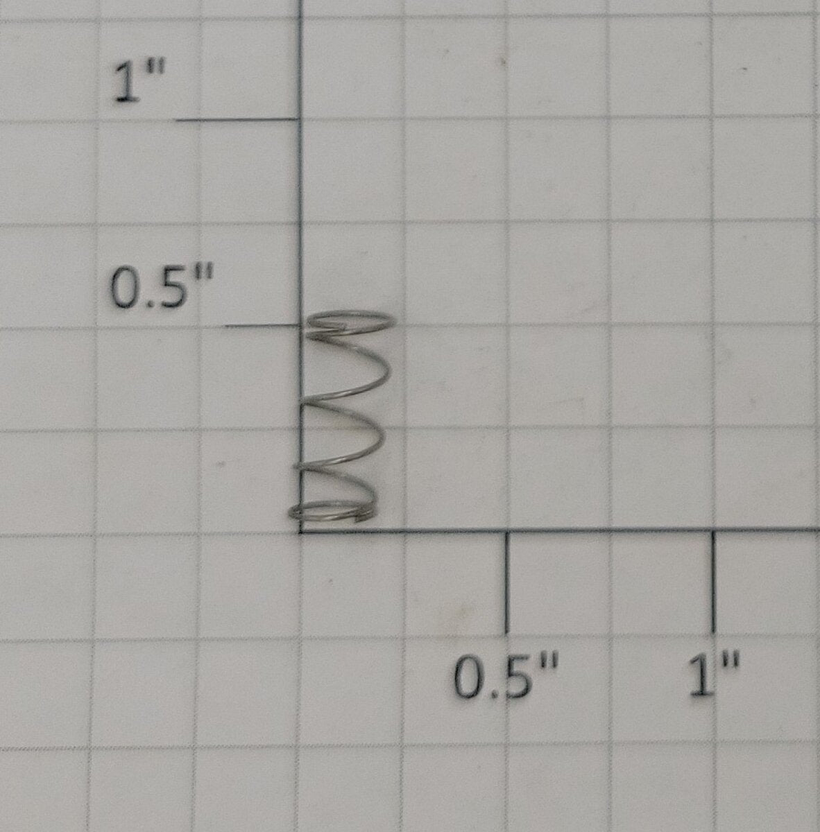 MTH IE-0000026A O Gauge Drawbar Spring 5.3mm D x 12mm L x 0.4mm Thick