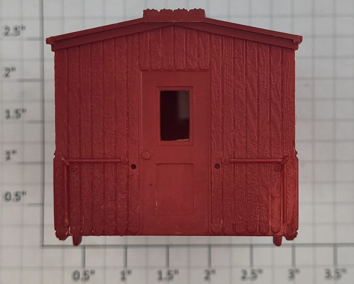 Lionel 6491-10 Red Plastic Erie Lackawanna Caboose Cabin Shell #6491