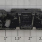 Lionel 2333-68 Black Diecast Santa Fe F3 Diesel Truck Side Frame