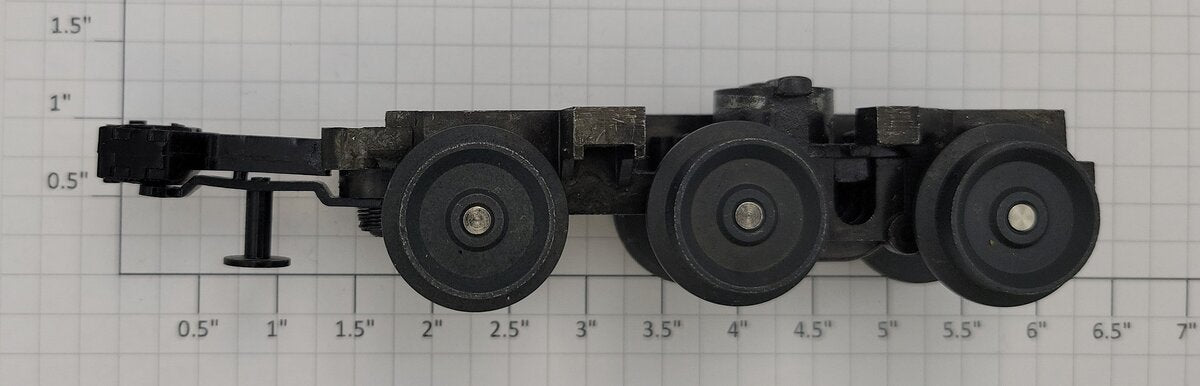 Lionel 39567-77 O Gauge Diecast ES44AC 6-Wheel Non-Powered Truck with Coupler