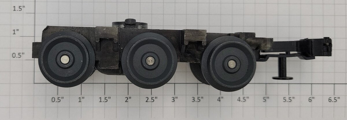 Lionel 39567-77 O Gauge Diecast ES44AC 6-Wheel Non-Powered Truck with Coupler