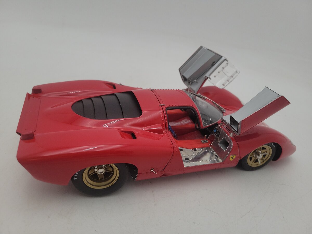 CMC M-096 Diecast 1:18 Scale 1969 Ferrari 312P Berlinetta Rennsport Coupe EX