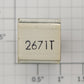 Lionel RS-2671T Tender Frame Underside Rubber Stamp #2671T