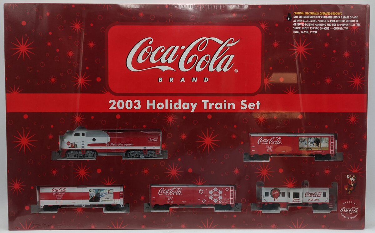 Athearn 2003 HO Scale Coca-Cola Holiday Train Set