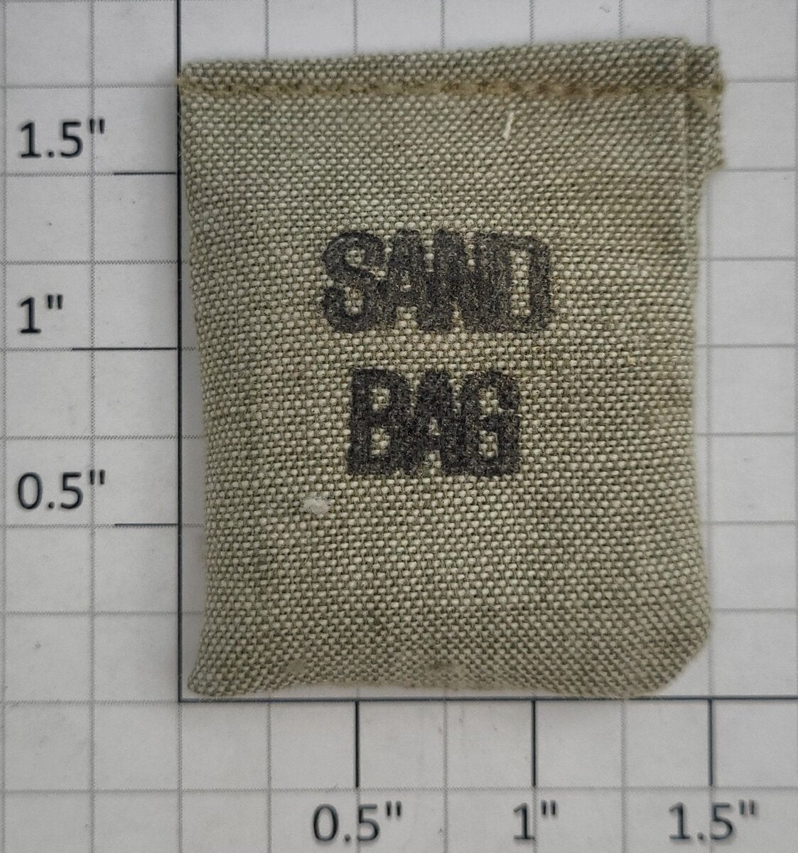 Marx MARX-345 O Gauge Flatcar Sand Bag Detail