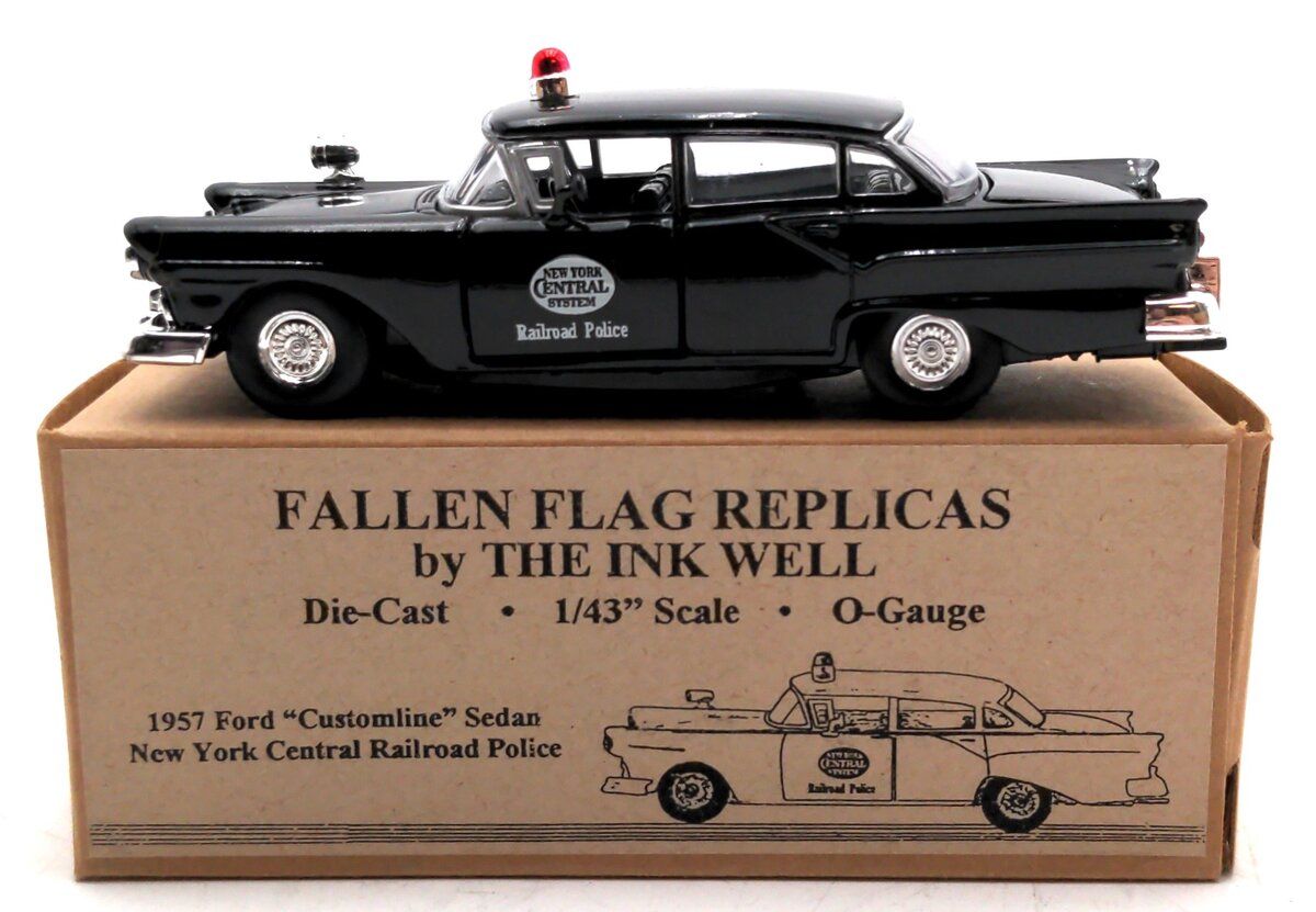 The Ink Well 19 1:43 Scale 1957 Ford Fairlane New York Central Railroad Police