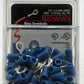 Buchanan 70007 16-14 AWG 600 Volt 8-10 Stud Insulated Ring Terminals (100-Pack)