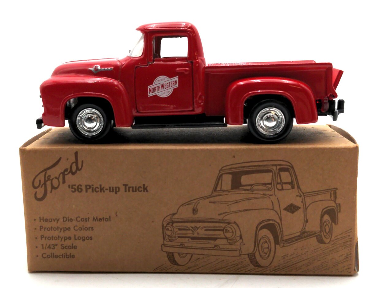 The Ink Well 12 1:43 Scale 1956 Ford Pickup Truck C&NW Railway Diecast Model