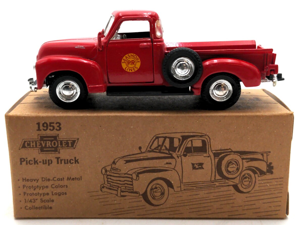 The Ink Well 9 1:43 Scale 1953 Chevy Pickup Truck PR Seashore Lines Diecast
