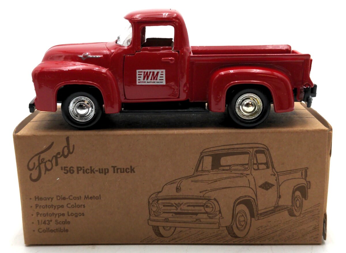 The Ink Well 19 1:43 Scale 1956 Ford Pickup Truck Western Maryland Diecast Model