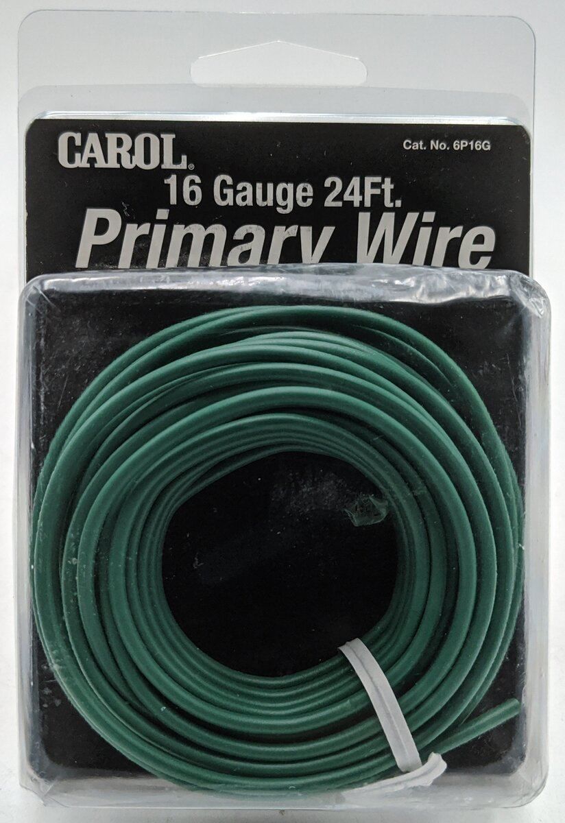 Carol 6P16G 16 Gauge 24ft Primary Wire