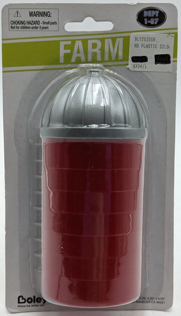 Boley 2035 HO Scale Plastic Farm Silo