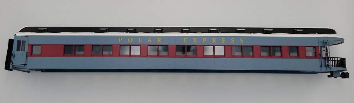 Lionel 2427320-2 O Polar Express 19" Observation Car Shell w/ Interior Lights