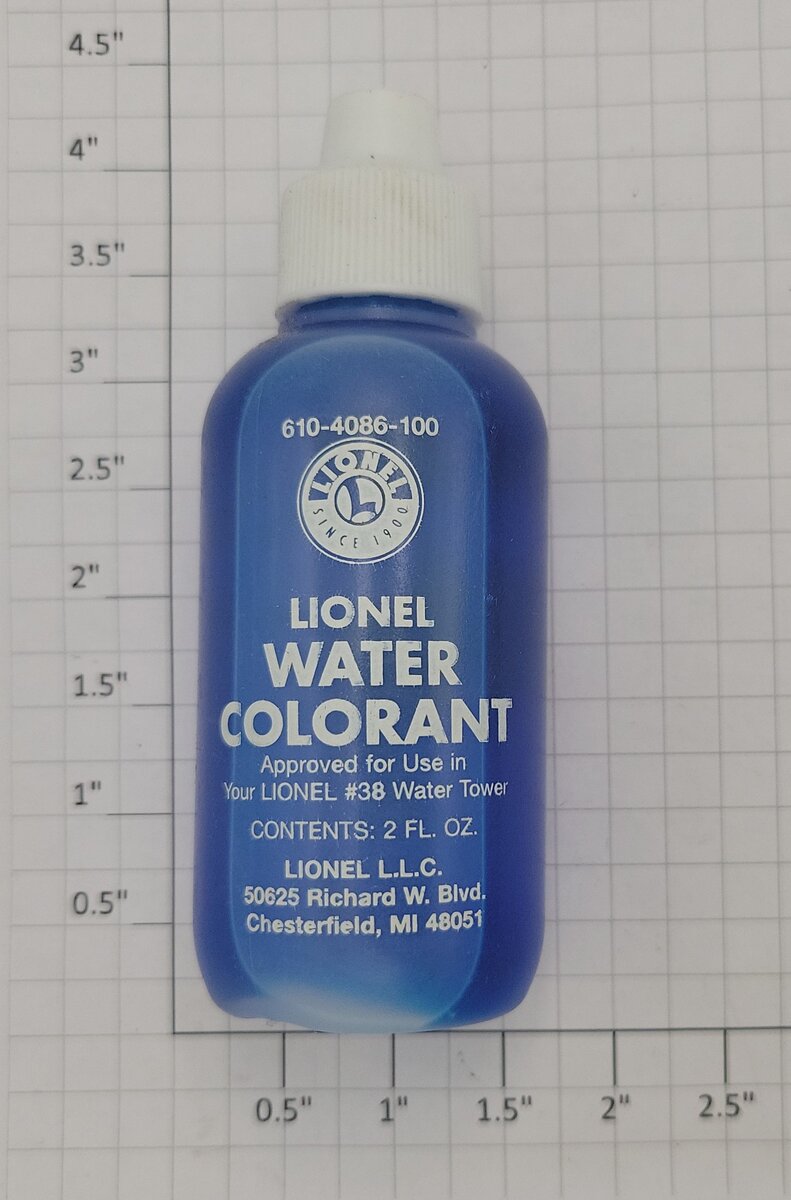 Lionel 14086-100 Blue Water Tower Colorant
