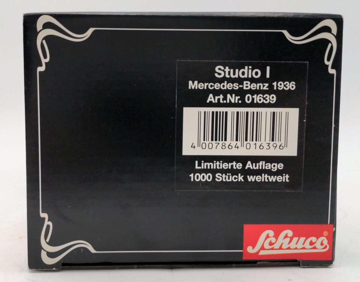 Schuco 01639 1:43 Scale Diecast Studio I Mercedes-Benz 1936