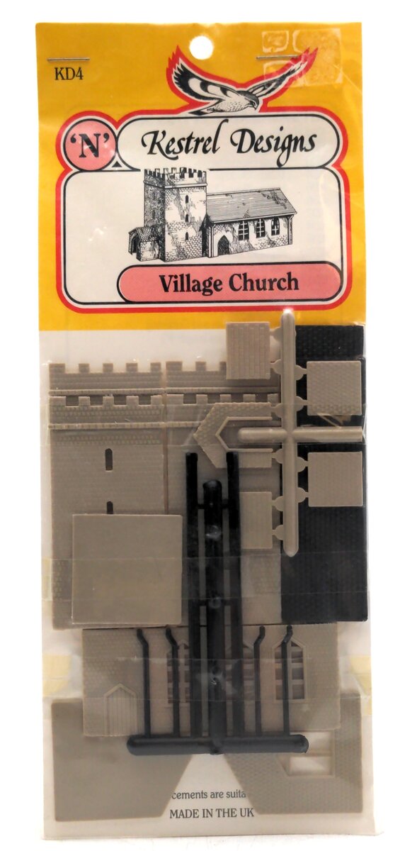 Kestrel Designs KD4 N Scale Village Church