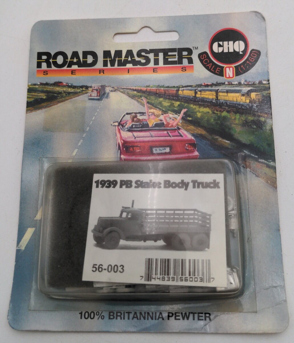 GHQ 56-003 N Scale 1939 PB Stake Body Truck
