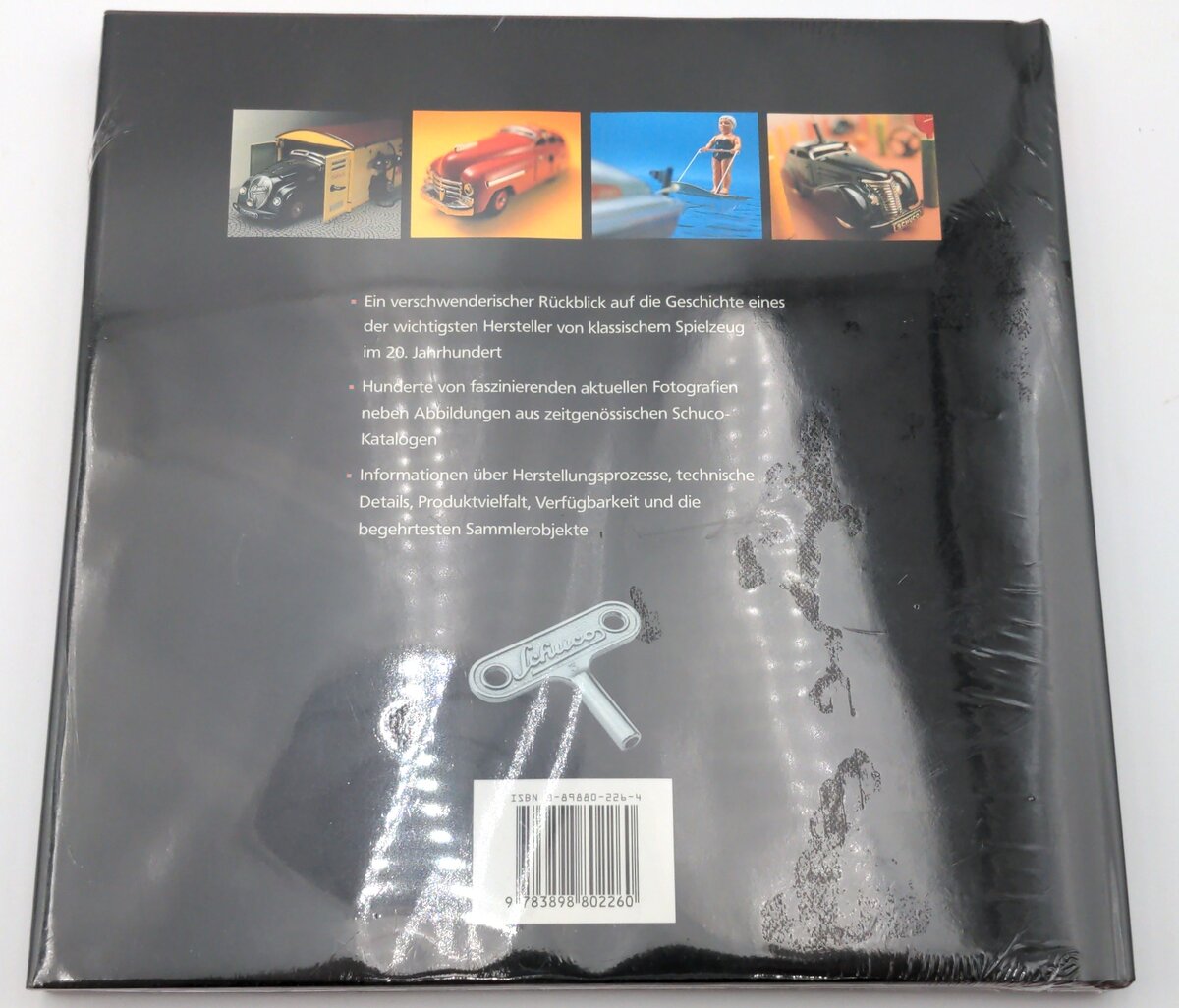 Schuco 02145 Wunder Der Technik Book & Wind-Up Racer Go-Kart Set