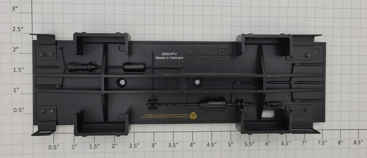 Lionel 39074-45 WB Polar Express Heavyweight Passenger Frame Detail w/ Steps