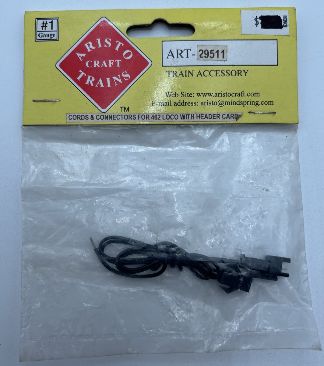 Aristo-Craft 29511 G Connector For 362 Locomotive w/Header Card