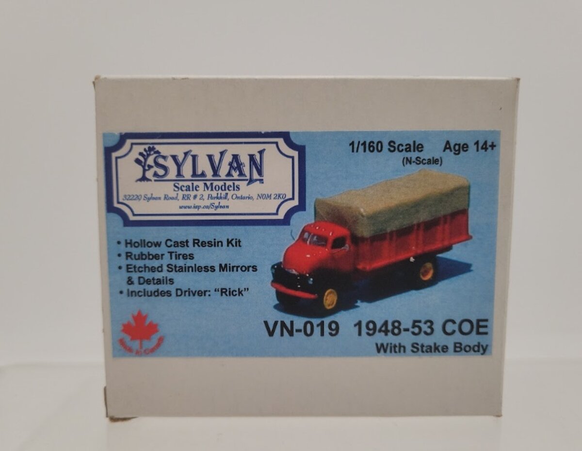 Sylvan Scale Models VN-019 N Scale 1948-53 COE with Stake Body Kit