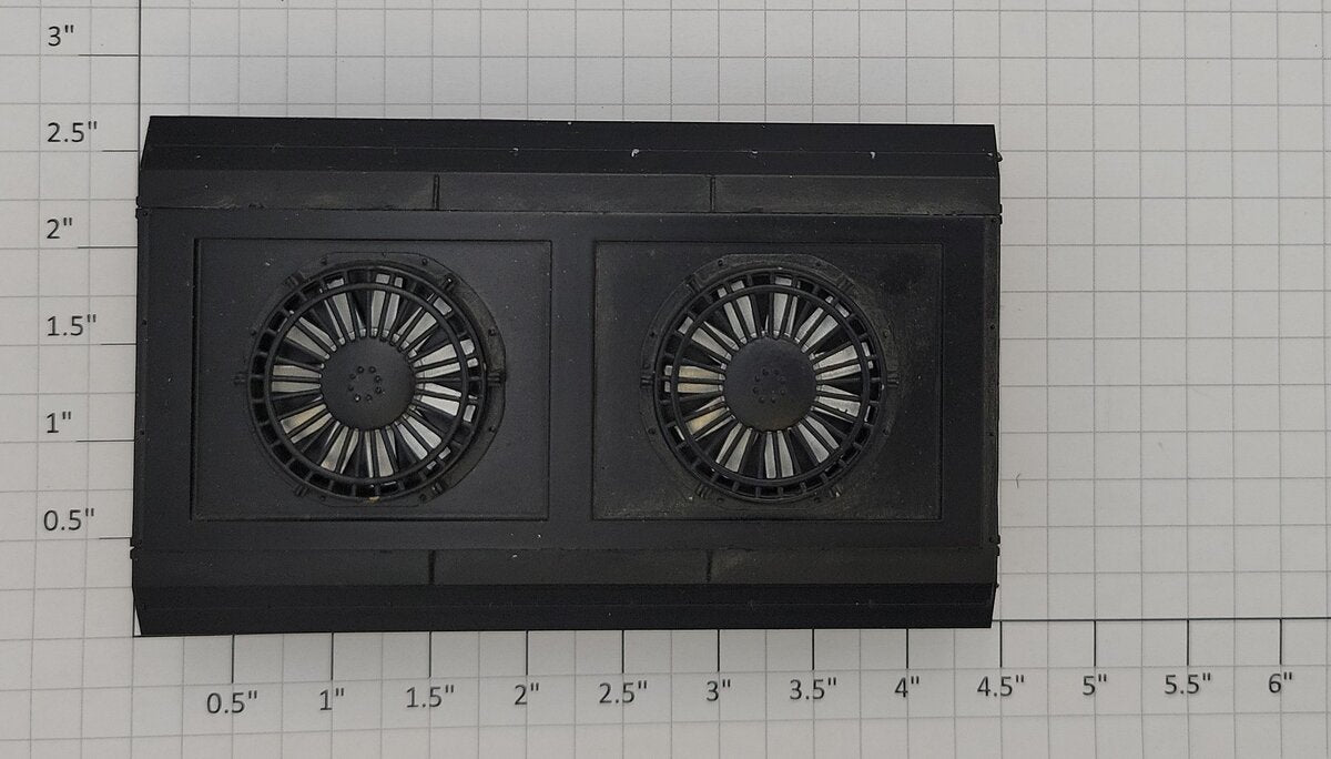 Lionel 84096-145 Black SD70ACe Diesel Locomotive Radiator Housing w/ Silver Fans