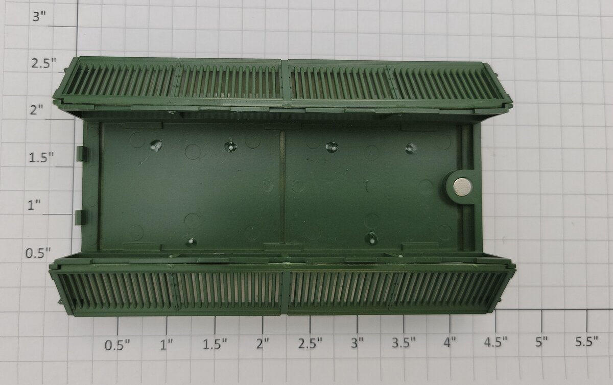 Lionel 28280-145 C&NW SD70ACe Diesel Green Radiator Housing w/ Silver Fans #1995