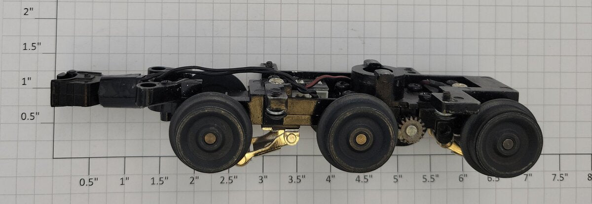 Lionel 83420-77 O Black Diecast SD60M Legacy UP 6-Wheel Front Power Truck