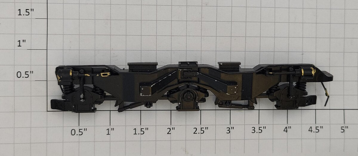 Lionel 84843-774 O Gauge Diecast Black AC-6000 Diesel Truck Left Sideframe