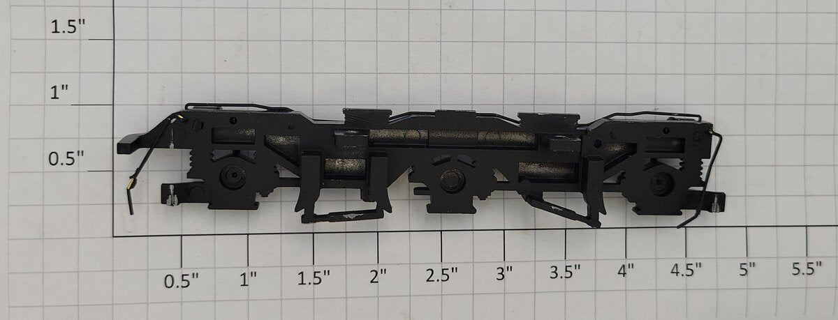 Lionel 84843-774 O Gauge Diecast Black AC-6000 Diesel Truck Left Sideframe