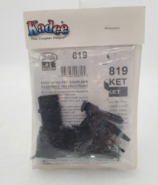 Kadee 819 #1 Scale G Through HOn3 Scale Body Mounted Couplers Kit