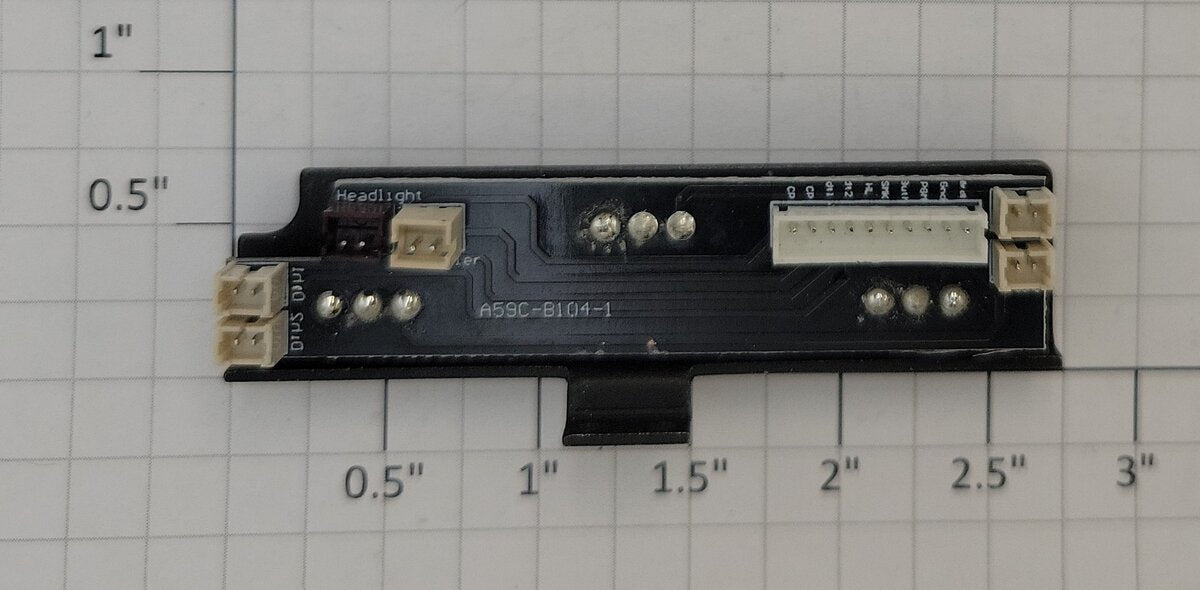 Lionel 28213-330 O Gauge Legacy Genset Function Switch PCB Circuit Board