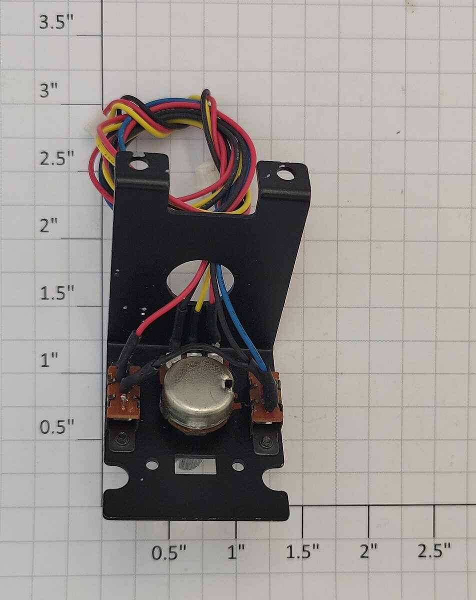 Lionel 84843-33 AC-600 Function Switches with Potentiometer Assembly and Bracket