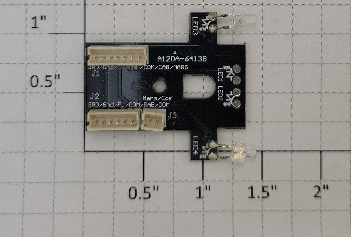 Lionel 82796-301 O Gauge SD38 Front Cab Lighting PCB Circuit Board