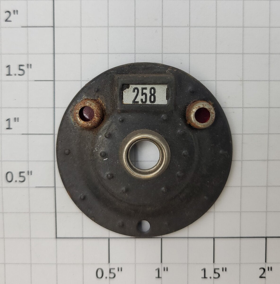 Lionel 258-3 Prewar Black Boiler Front #258