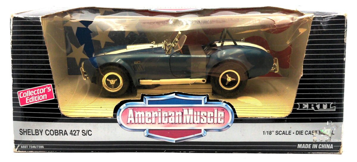 ERTL 427 1:18 Scale Shelby Cobra 427 S/C Diecast Model